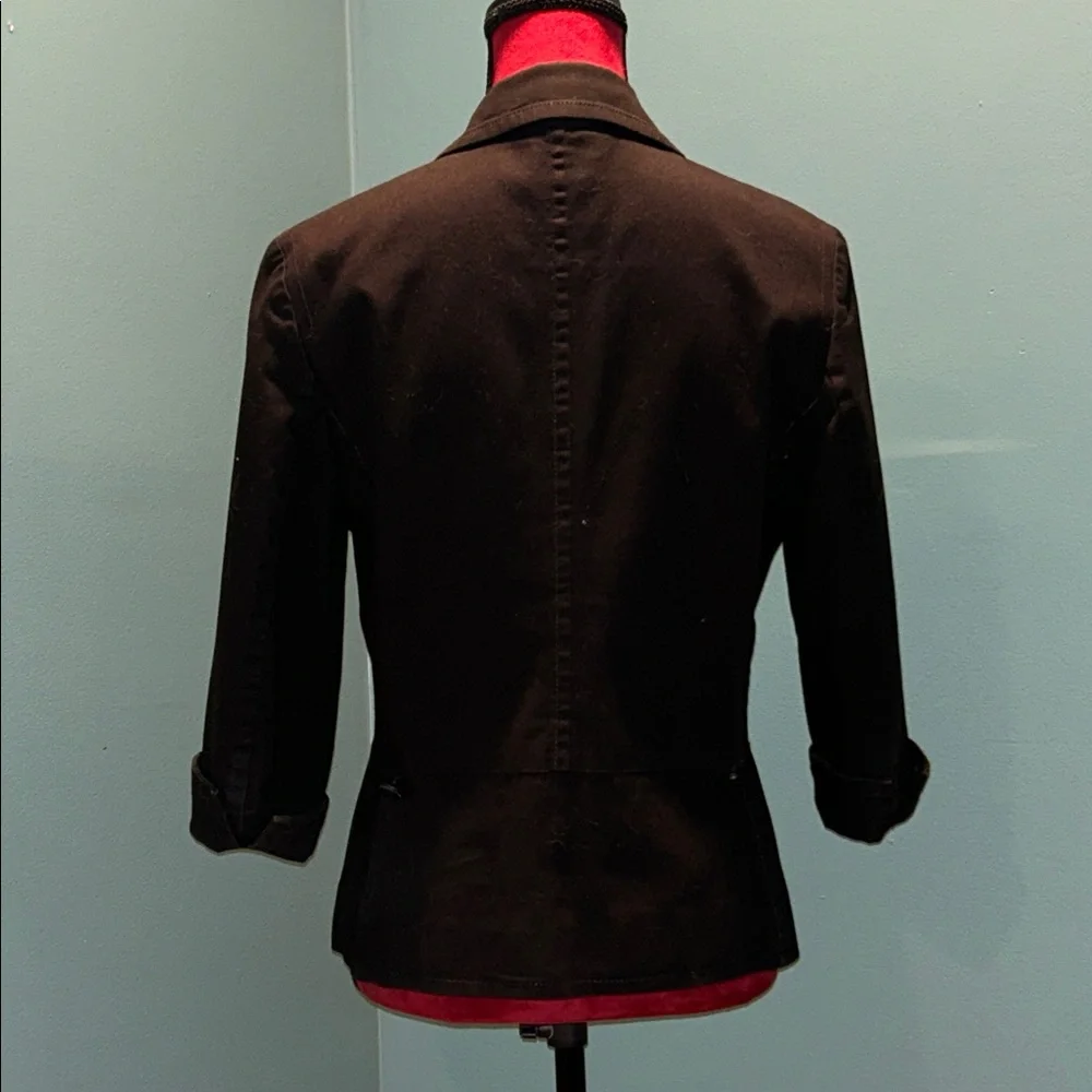 Talbots Classic Black Women's Jacket Size 8 - Picture 5 of 10